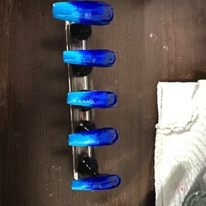 Blue ombré press on set
